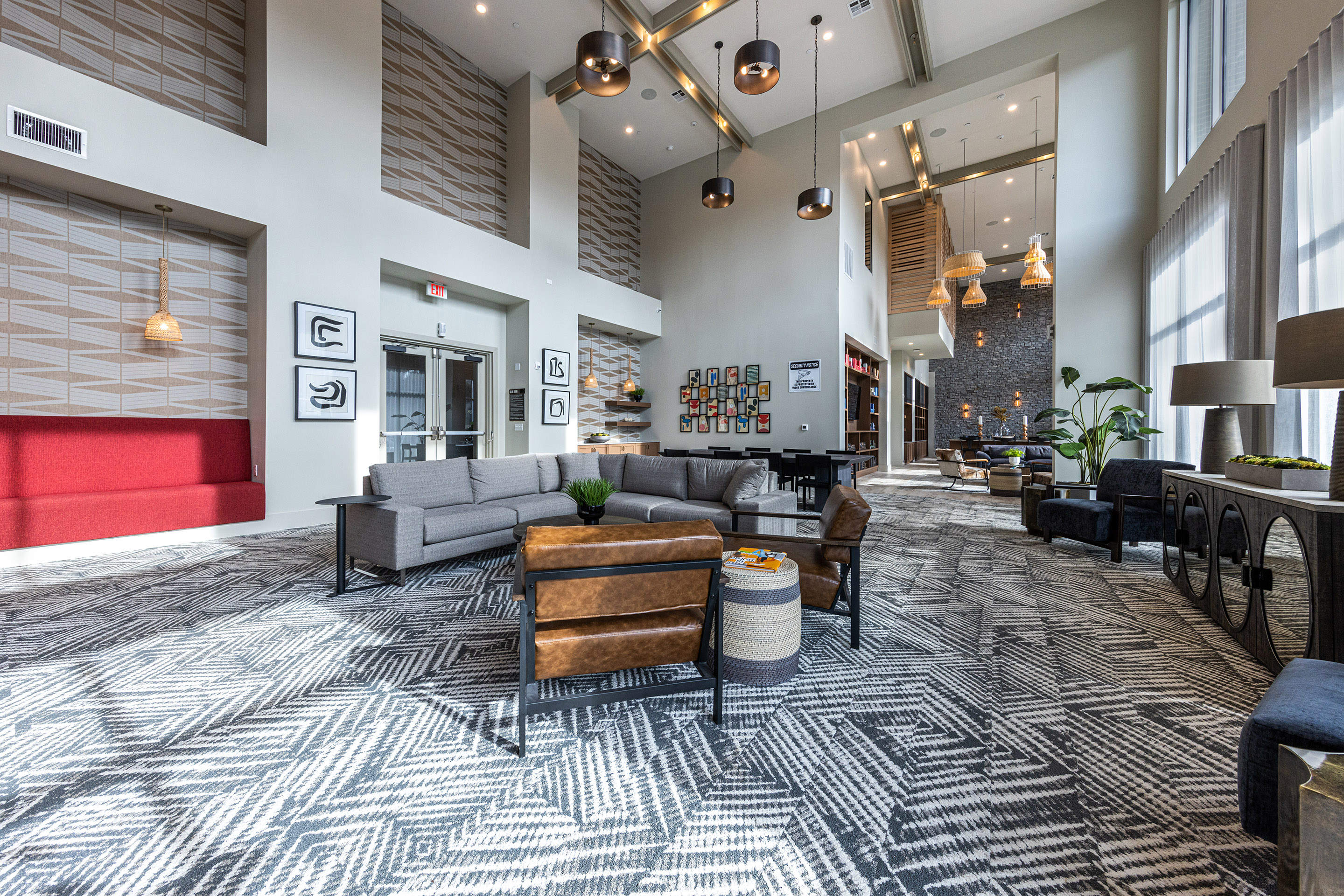 beautiful and modern club house at the monroe